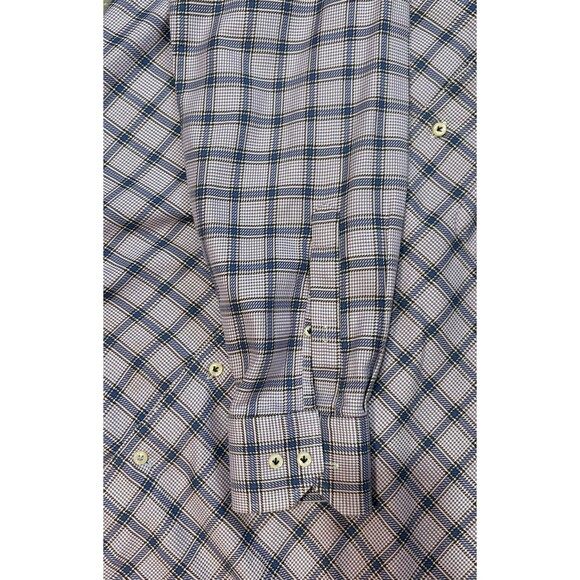 Peter Millar Men's Nanoluxe Easy Care Button-Down Long Sleeve Size Large Purple - Picture 13 of 13